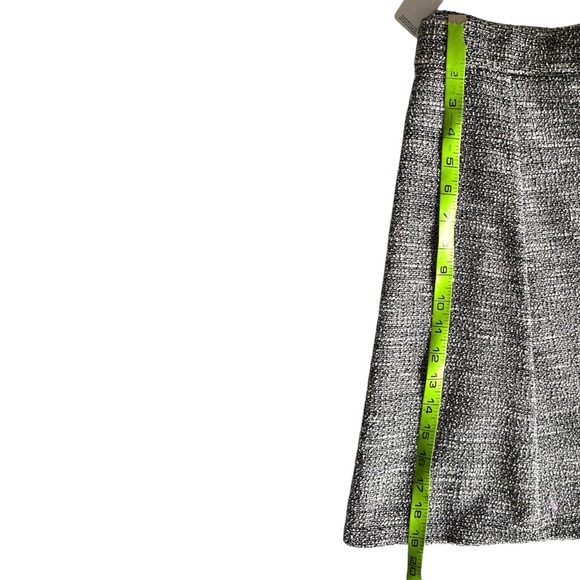 LOFT Gray Winter Cotton Boucle Circle Skirt Size Medium NEW WITH TAGS - Picture 8 of 8